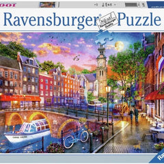 Ravensburger Sunset in Amsterdam Jigsaw Puzzle (1000 Pieces)