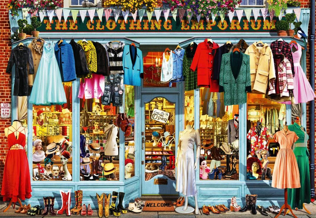 Bluebird The Clothing Emporium Jigsaw Puzzle (1000 Pieces)