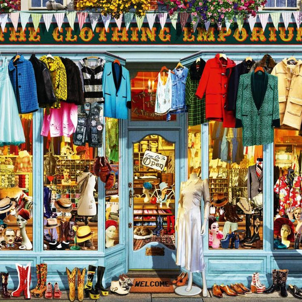 Bluebird The Clothing Emporium Jigsaw Puzzle (1000 Pieces)