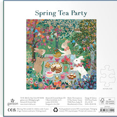 Galison Spring Tea Party Foil Jigsaw Puzzle (500 Pieces)