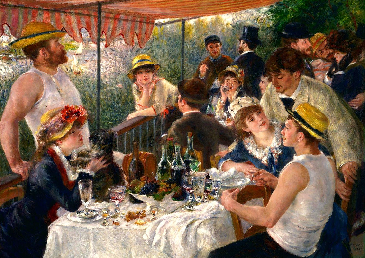 Enjoy Auguste Renoir: Luncheon of the Boating Party Jigsaw Puzzle (1000 Pieces)