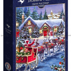 Bluebird Santa And Sleigh Jigsaw Puzzle (1000 Pieces)