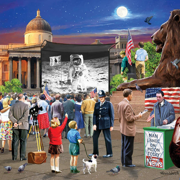 Sunsout Moon Landing, Kevin Walsh Jigsaw Puzzle (1000 Pieces)
