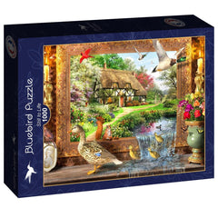 Bluebird Still to Life Jigsaw Puzzle (1000 Pieces)