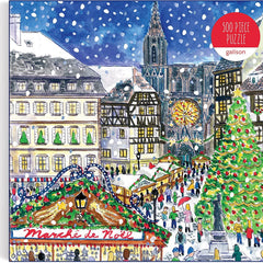 Galison Christmas in France, Michael Storrings Jigsaw Puzzle (500 Pieces)