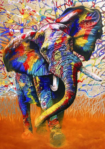 Bluebird African Colours Jigsaw Puzzle (1000 Pieces)