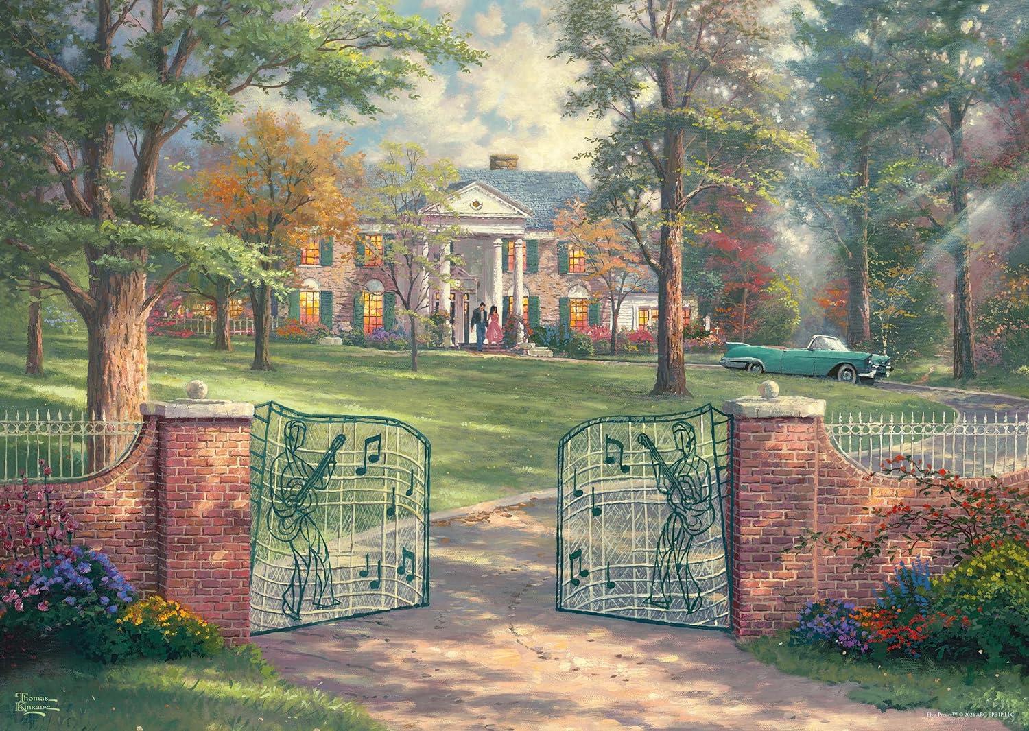 Schmidt Thomas Kinkade: Graceland 50th Anniversary Jigsaw Puzzle (1000 Pieces)