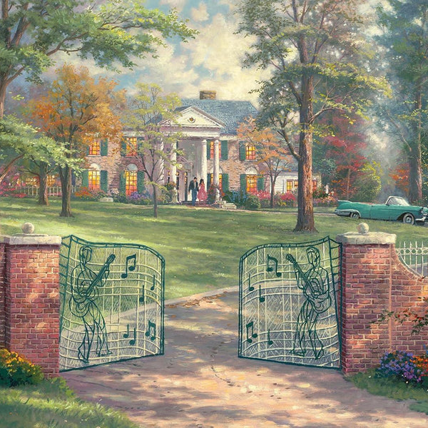 Schmidt Thomas Kinkade: Graceland 50th Anniversary Jigsaw Puzzle (1000 Pieces)