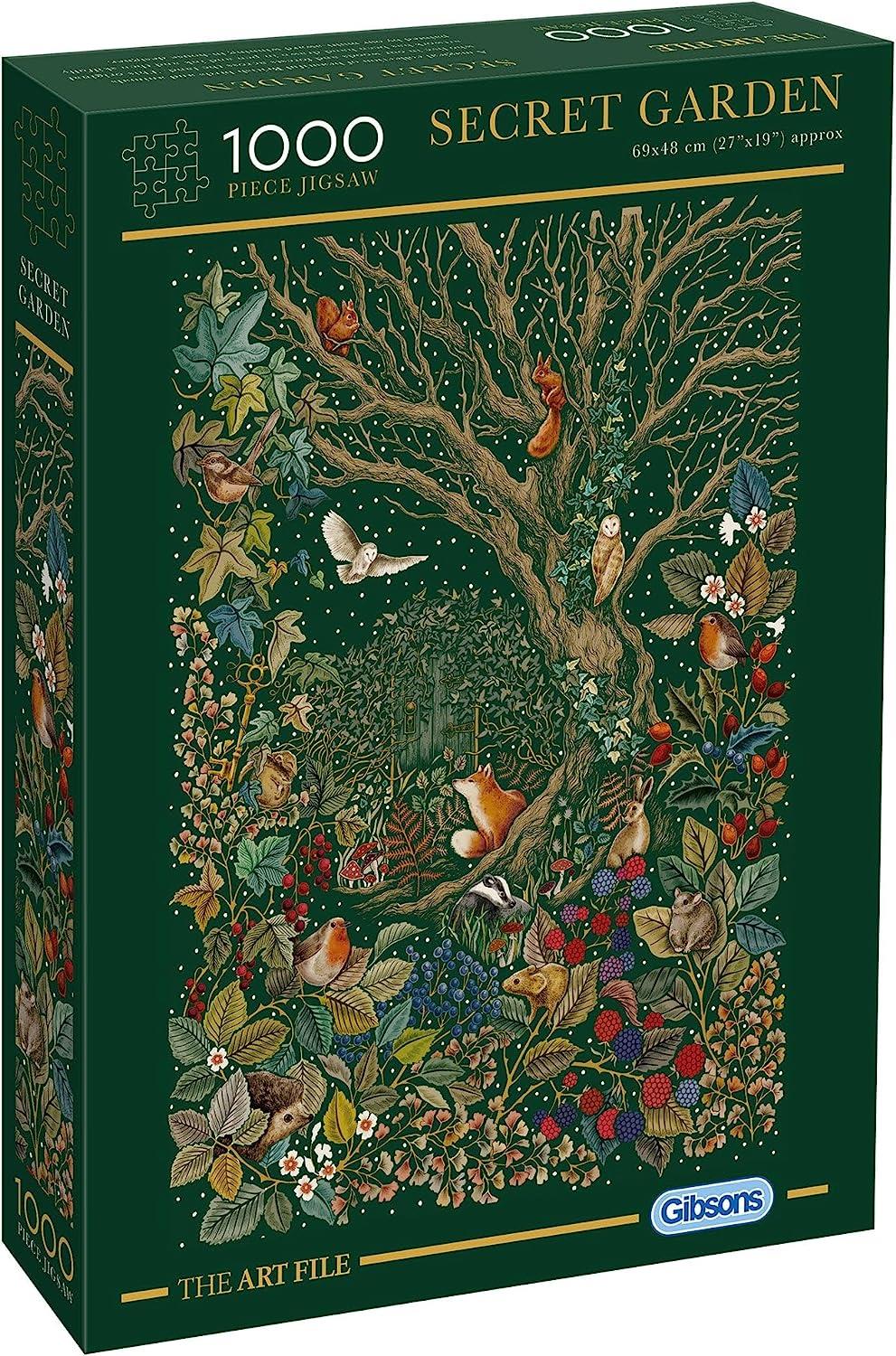 Gibsons Secret Garden, The Art File Jigsaw Puzzle (1000 Pieces) DAMAGED BOX