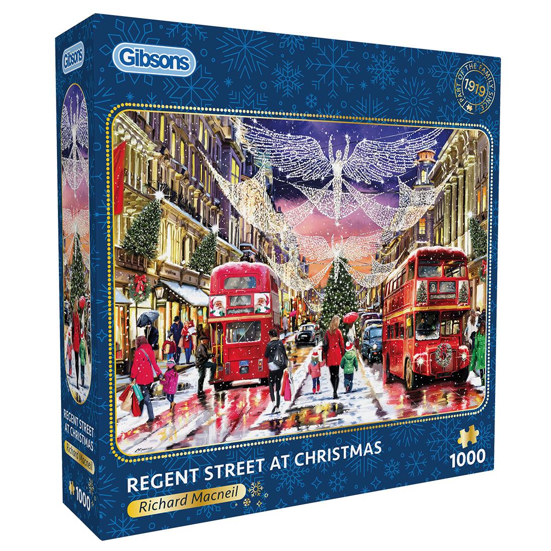 Gibsons Regent Street at Christmas Jigsaw Puzzle (1000 Pieces) – PDK