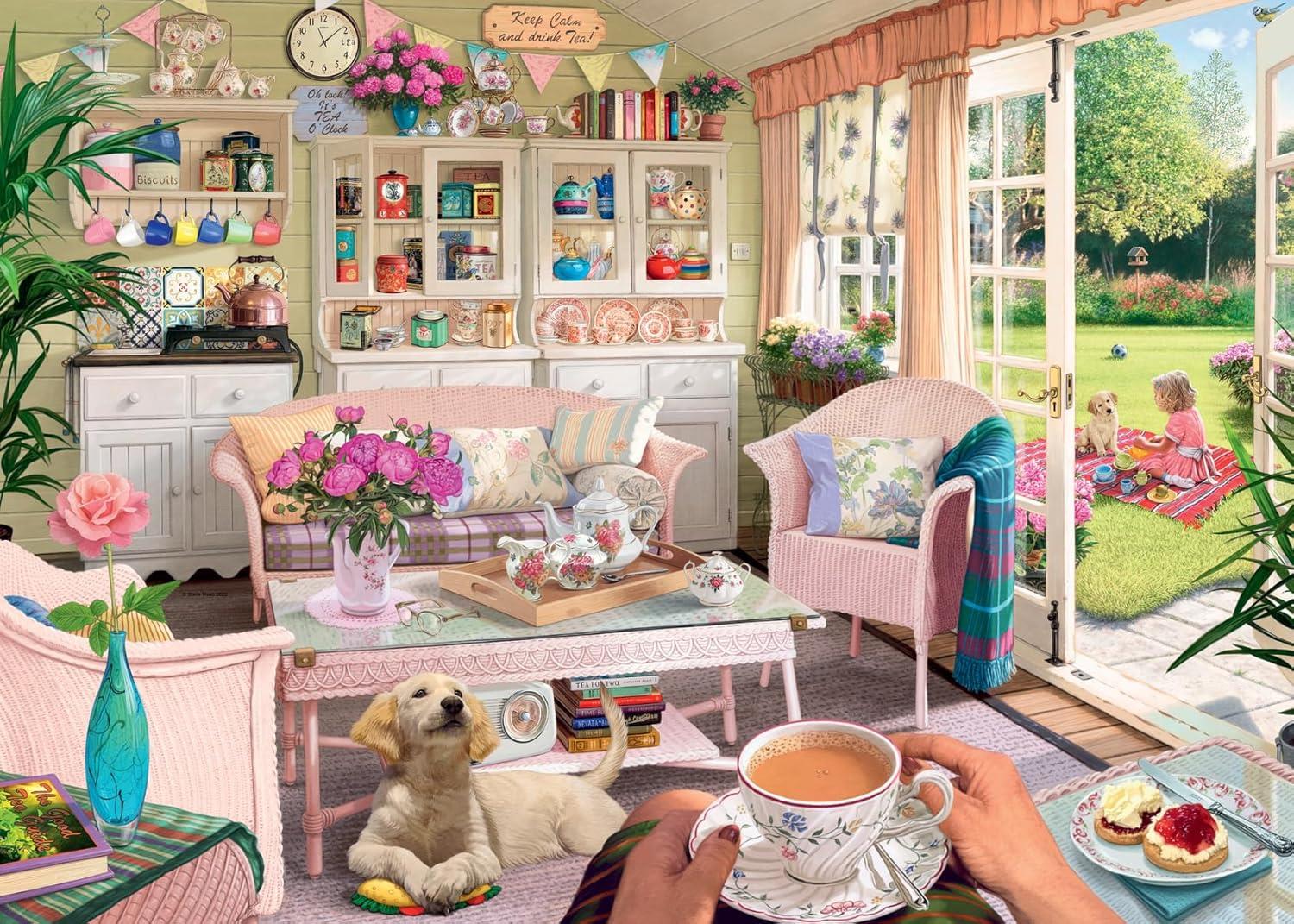 Ravensburger My Haven No.9 - The Tea House Jigsaw Puzzle (1000 Pieces) DAMAGED BOX