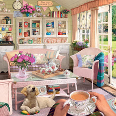 Ravensburger My Haven No.9 - The Tea House Jigsaw Puzzle (1000 Pieces) DAMAGED BOX