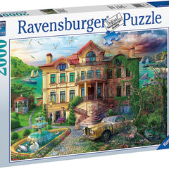 Ravensburger Now & Then, Cove Manor Echoes Jigsaw Puzzle (2000 Pieces)