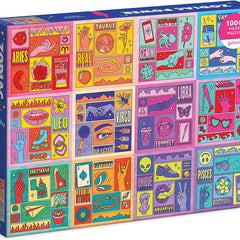 Galison Zodiac Power Jigsaw Puzzle (1000 Pieces) DAMAGED BOX