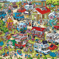 Ravensburger Ray's Comic Series The Campsite Jigsaw Puzzle (1000 Pieces) DAMAGED BOX