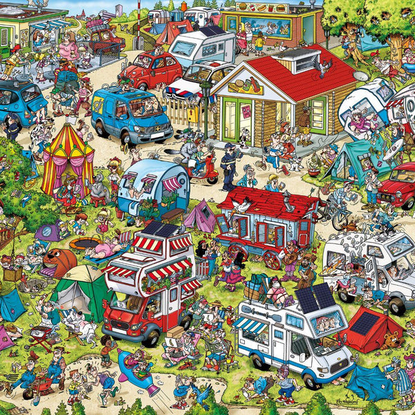 Ravensburger Ray's Comic Series The Campsite Jigsaw Puzzle (1000 Pieces) DAMAGED BOX