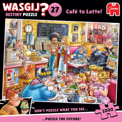 Wasgij Destiny 27 Cafe to Latte! Jigsaw Puzzle (1000 Pieces)