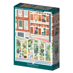 Pieces & Peace Amsterdam Flower Market Jigsaw Puzzle (1000 Pieces)