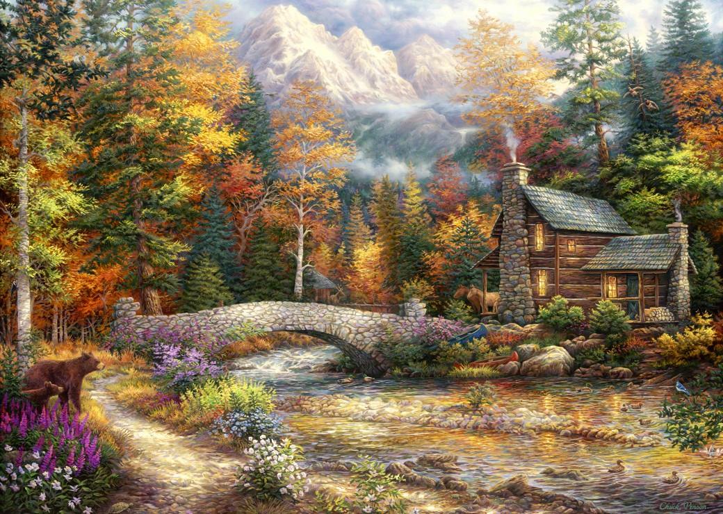 Grafika Chuck Pinson - Call of the Wild Jigsaw Puzzle (500 Pieces)