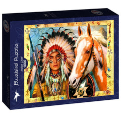 Bluebird Indian Chief Jigsaw Puzzle (1000 Pieces)