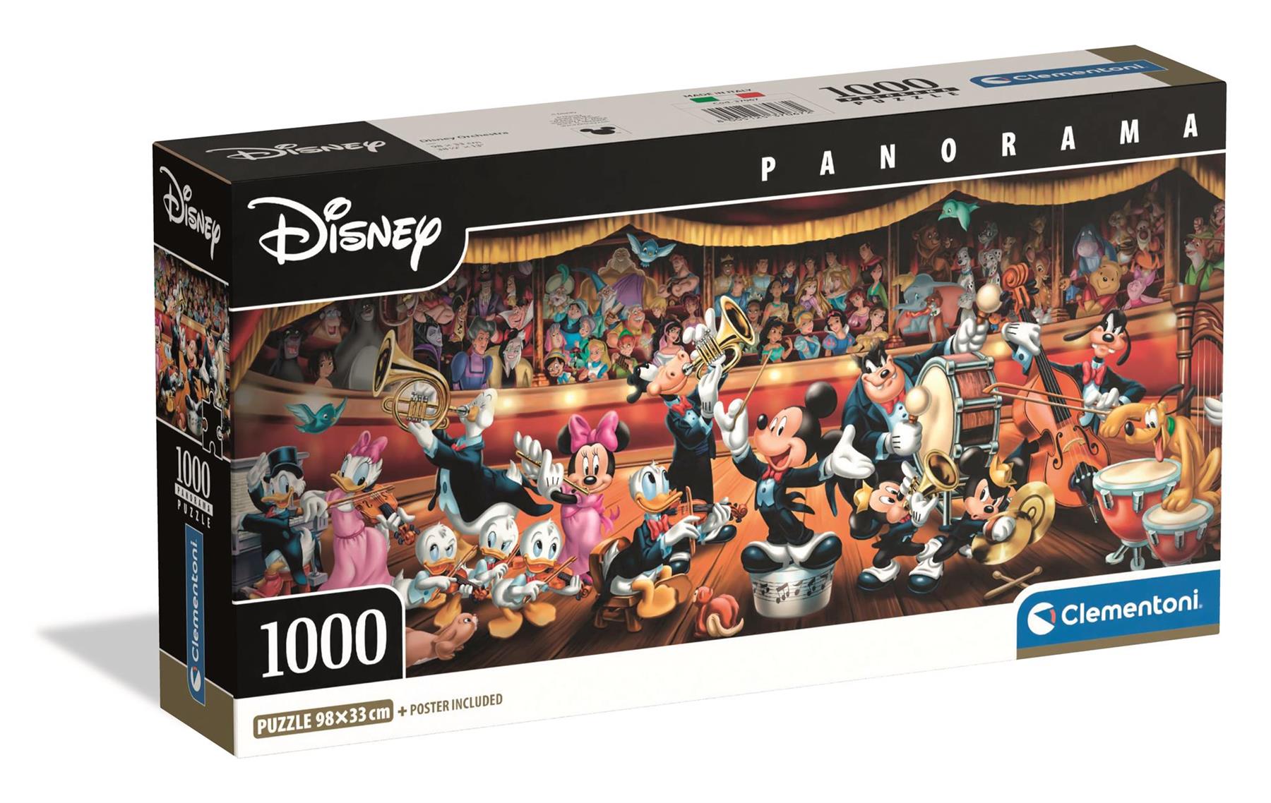 Clementoni Disney Orchestra Panorama Jigsaw Puzzle (1000 Pieces)