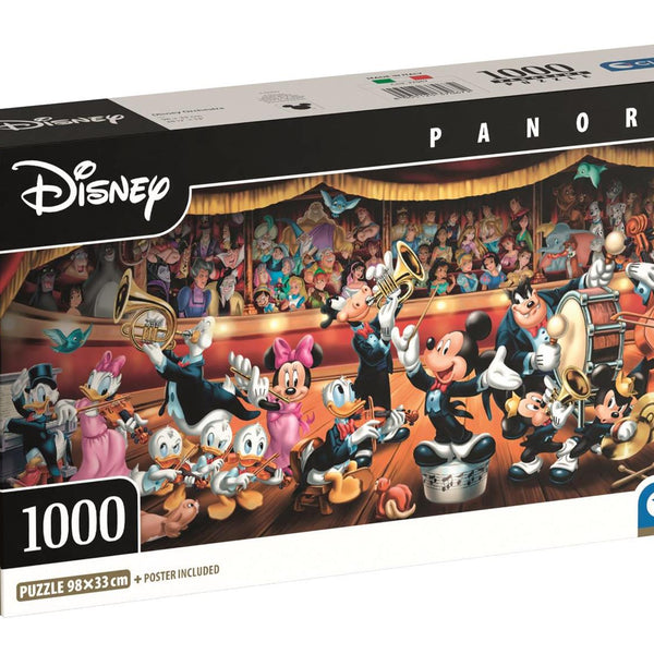 Clementoni Disney Orchestra Panorama Jigsaw Puzzle (1000 Pieces)