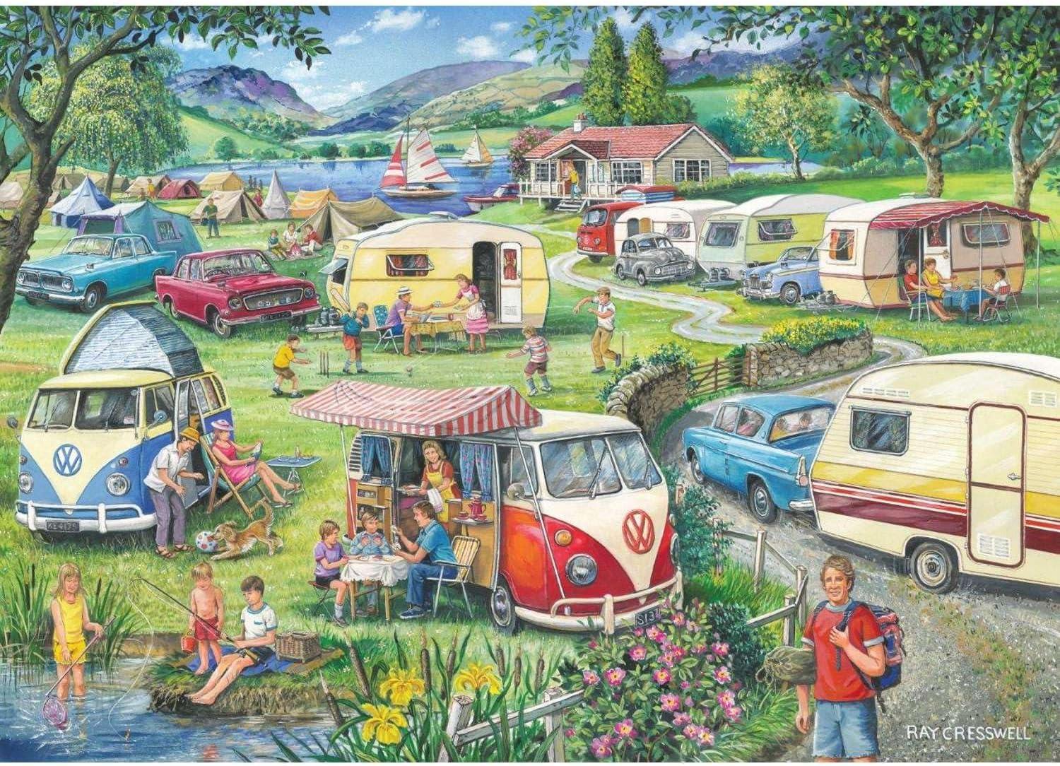 House of Puzzles Happy Holidays Jigsaw Puzzle (1000 Pieces)