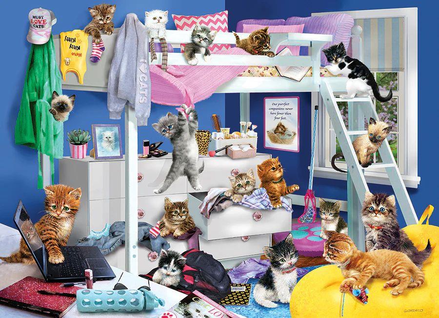 Cobble Hill Kitten Slumber Party Jigsaw Puzzle (1000 Pieces)