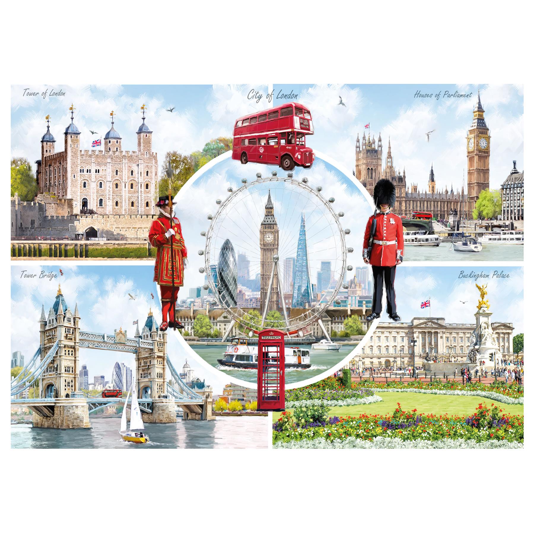 Gibsons A Look at London Jigsaw Puzzle (1000 Pieces)