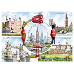 Gibsons A Look at London Jigsaw Puzzle (1000 Pieces)