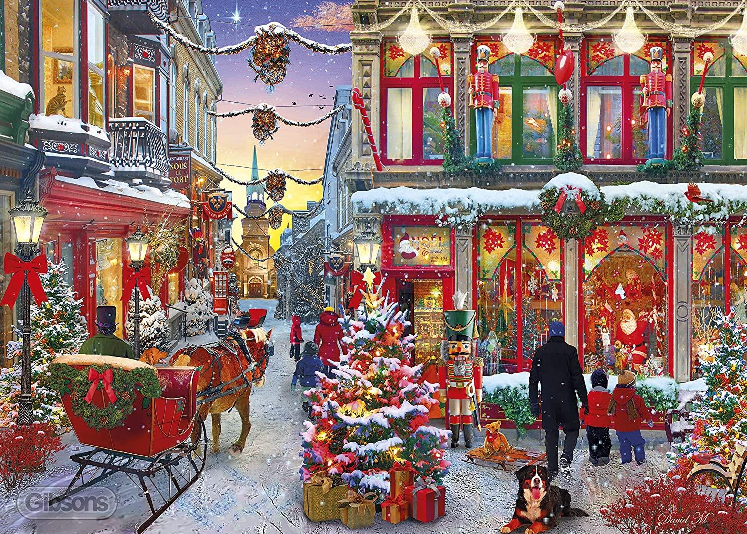Gibsons Festive Boulevard Jigsaw Puzzle (500 Pieces) - DAMAGED