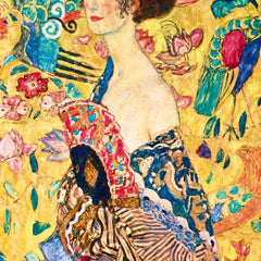 Bluebird Art Klimt - Lady with Fan, 1918 Jigsaw Puzzle (2000 Pieces)