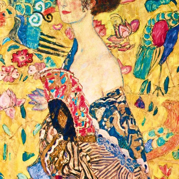 Bluebird Art Klimt - Lady with Fan, 1918 Jigsaw Puzzle (2000 Pieces)