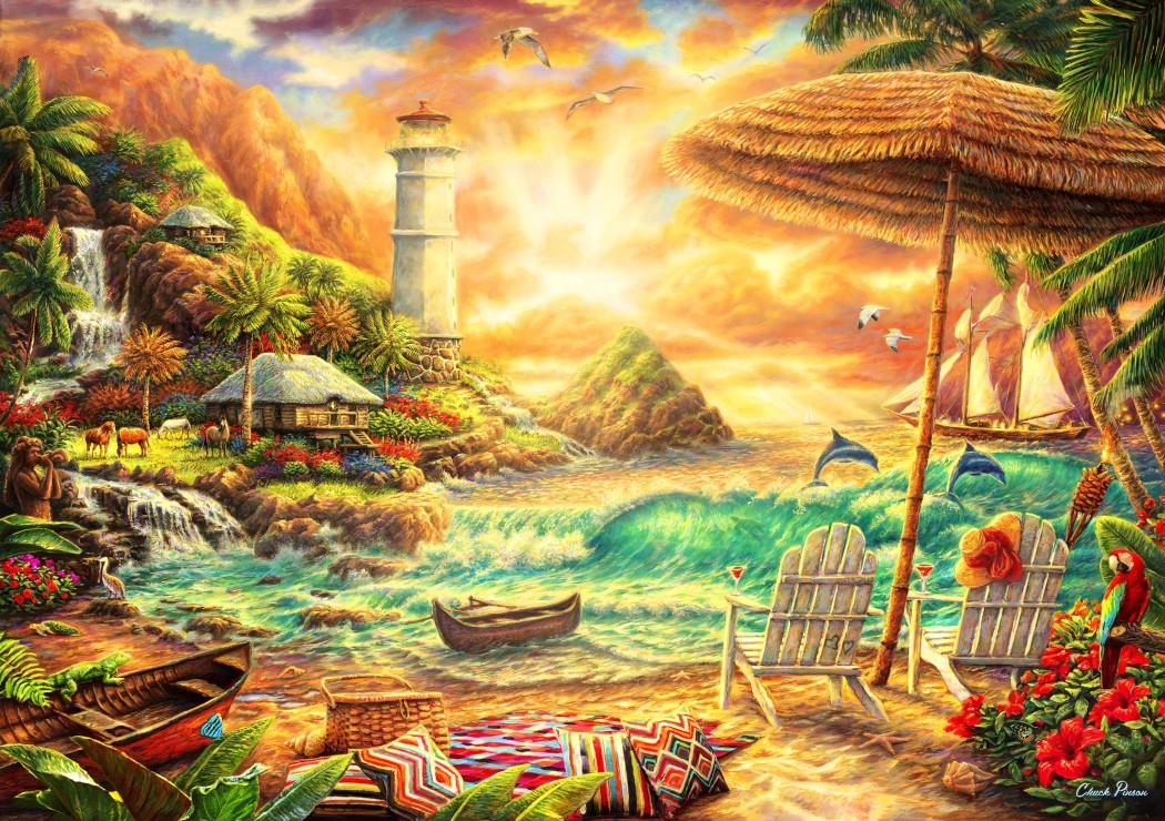 Bluebird Love the Beach Jigsaw Puzzle (1000 Pieces)