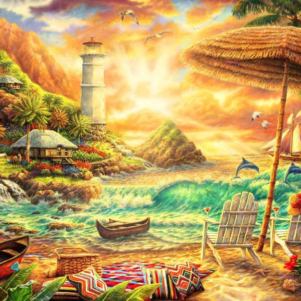 Bluebird Love the Beach Jigsaw Puzzle (1000 Pieces)