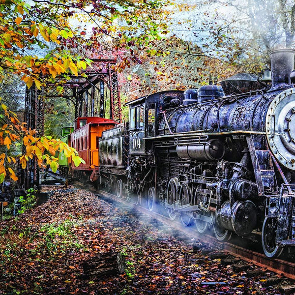 Sunsout Train's Coming, Celebrate Life Gallery Jigsaw Puzzle (1000 Pieces)