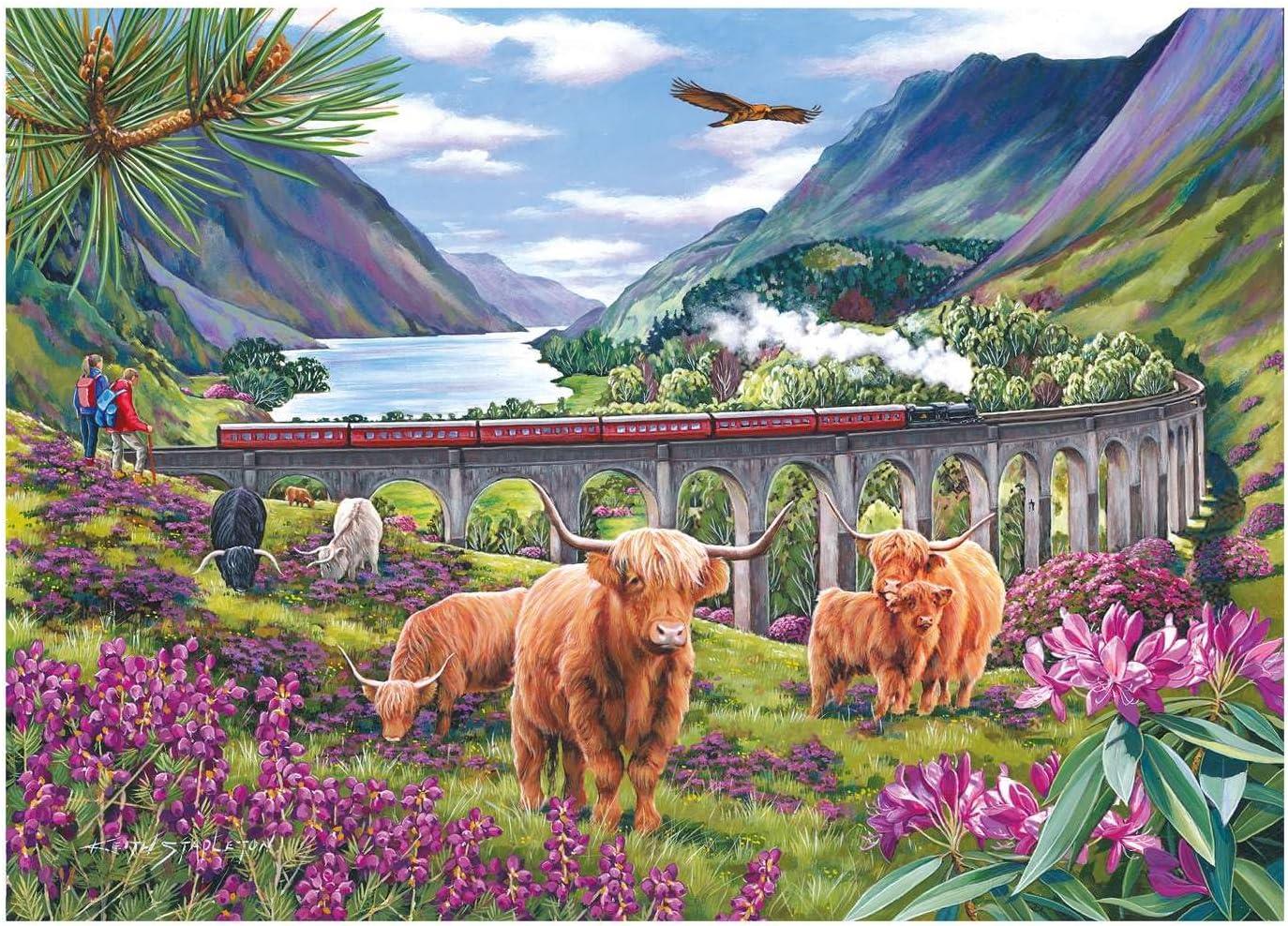 House of Puzzles Glenfinnan Ladies Jigsaw Puzzle (1000 Pieces)