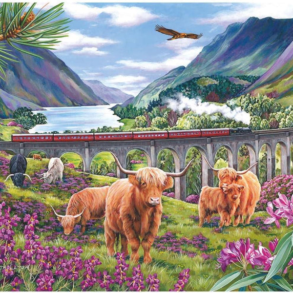 House of Puzzles Glenfinnan Ladies Jigsaw Puzzle (1000 Pieces)