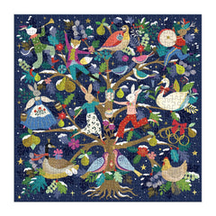 Galison 12 Days of Joy Foil Jigsaw Puzzle (500 Pieces)