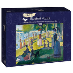 Bluebird Art Seurat - A Sunday Afternoon On The Island Of La Grande Jatte Jigsaw Puzzle (1000 Pieces)