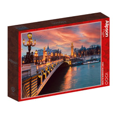 Alipson Pont Alexandre III, Paris Jigsaw Puzzle (1000 Pieces)