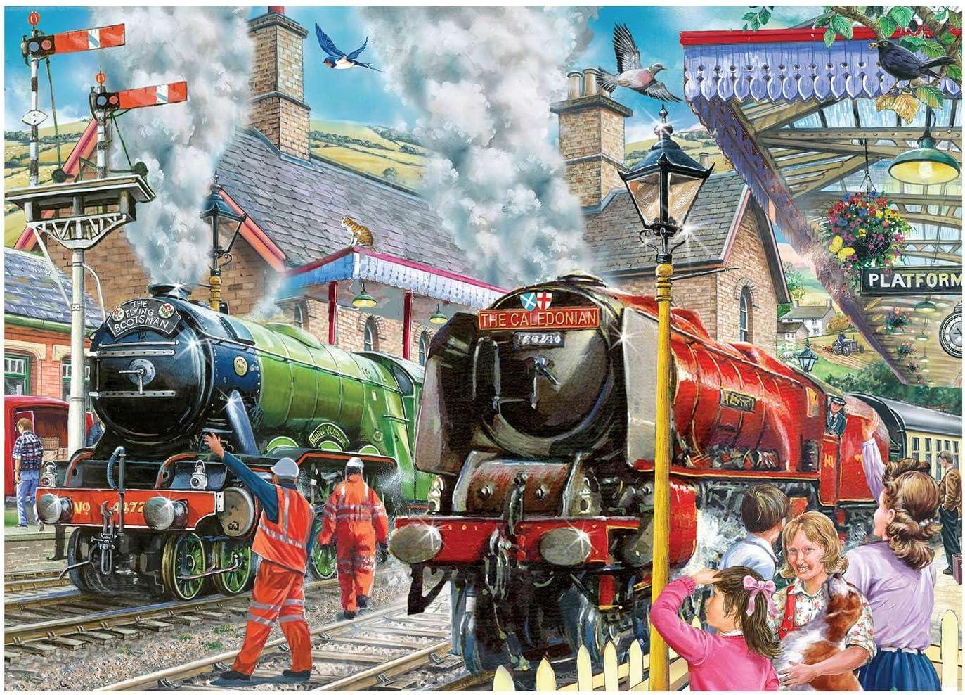 House of Puzzles Checking the Line Jigsaw Puzzle (1000 Pieces)
