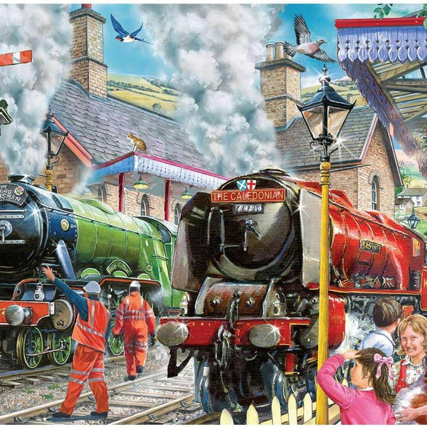 House of Puzzles Checking the Line Jigsaw Puzzle (1000 Pieces)