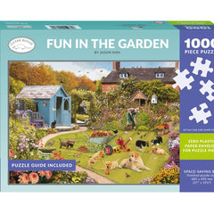 Otter House Fun In The Garden Jigsaw Puzzle (1000 Pieces)