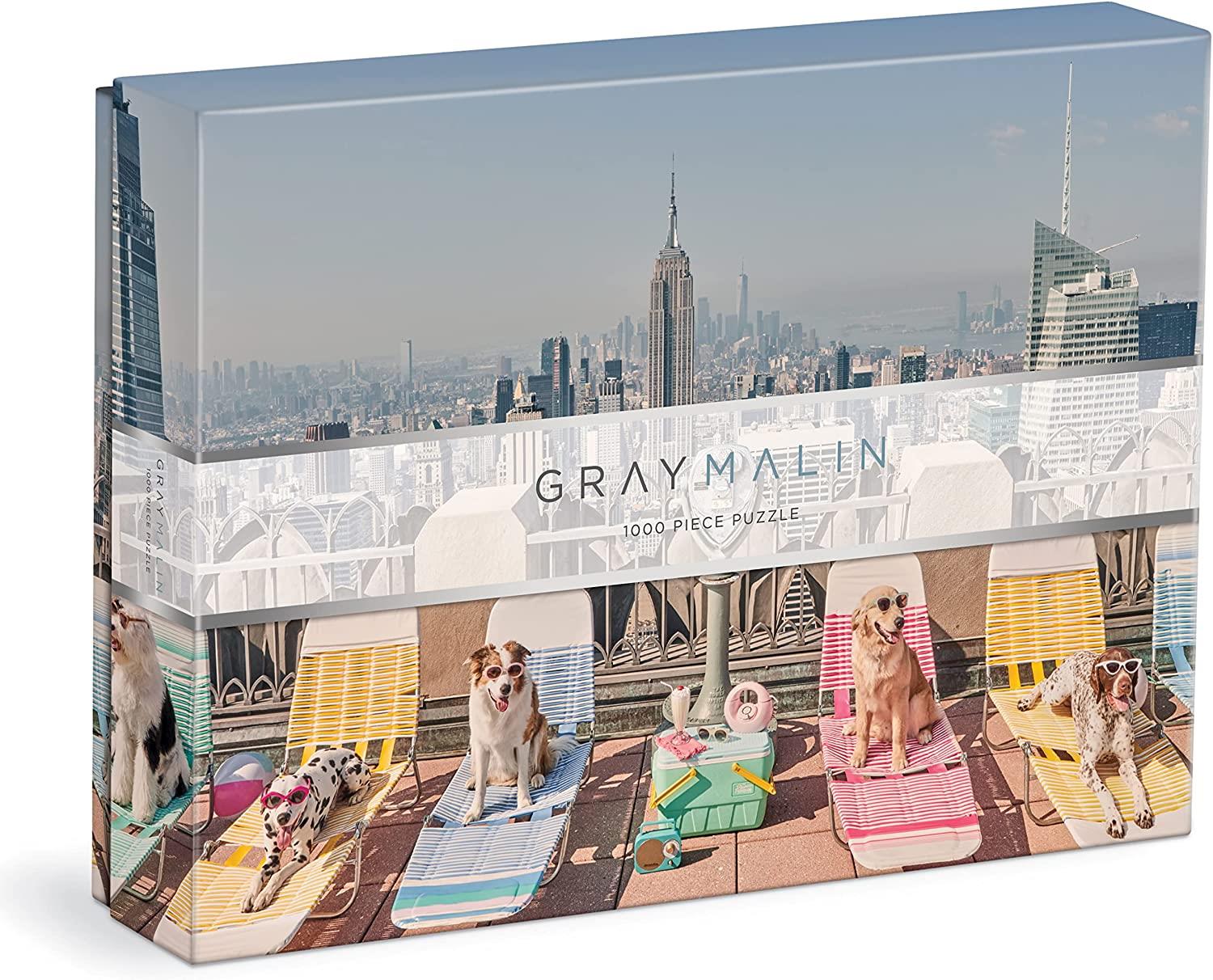 Galison The Dogs of New York City,  Gray Malin Jigsaw Puzzle (1000 Pieces)
