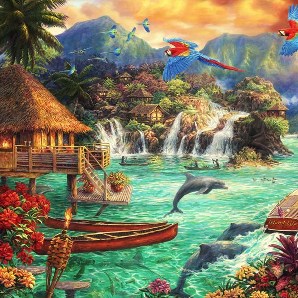 Grafika Chuck Pinson - Island Life Jigsaw Puzzle (500 Pieces)