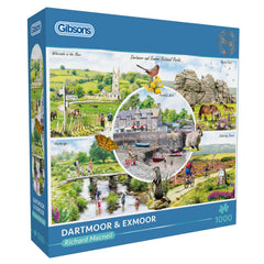 Gibsons Dartmoor & Exmoor Jigsaw Puzzle (1000 Pieces)