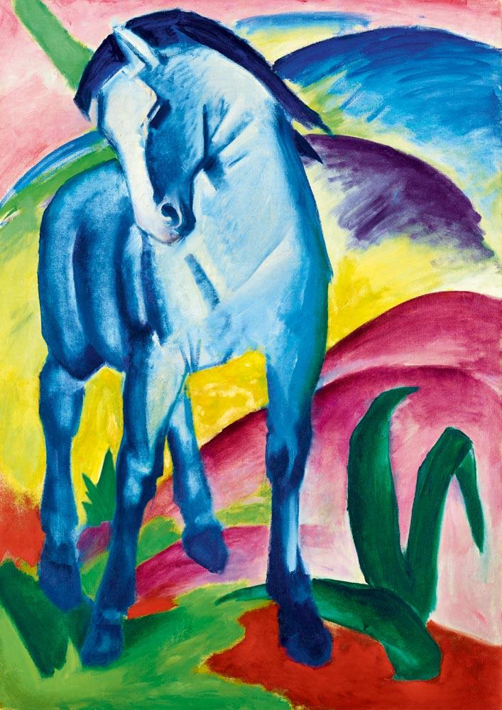 Bluebird Art Franz Marc - Blue Horse I, 1911 Jigsaw Puzzle (1000 Pieces)