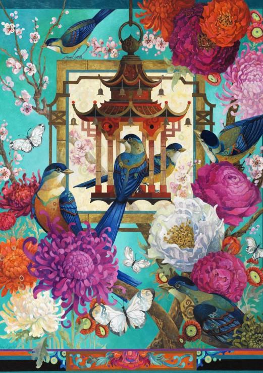 Bluebird The Asiatic Garden Jigsaw Puzzle (2000 Pieces)