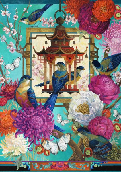 Bluebird The Asiatic Garden Jigsaw Puzzle (2000 Pieces)